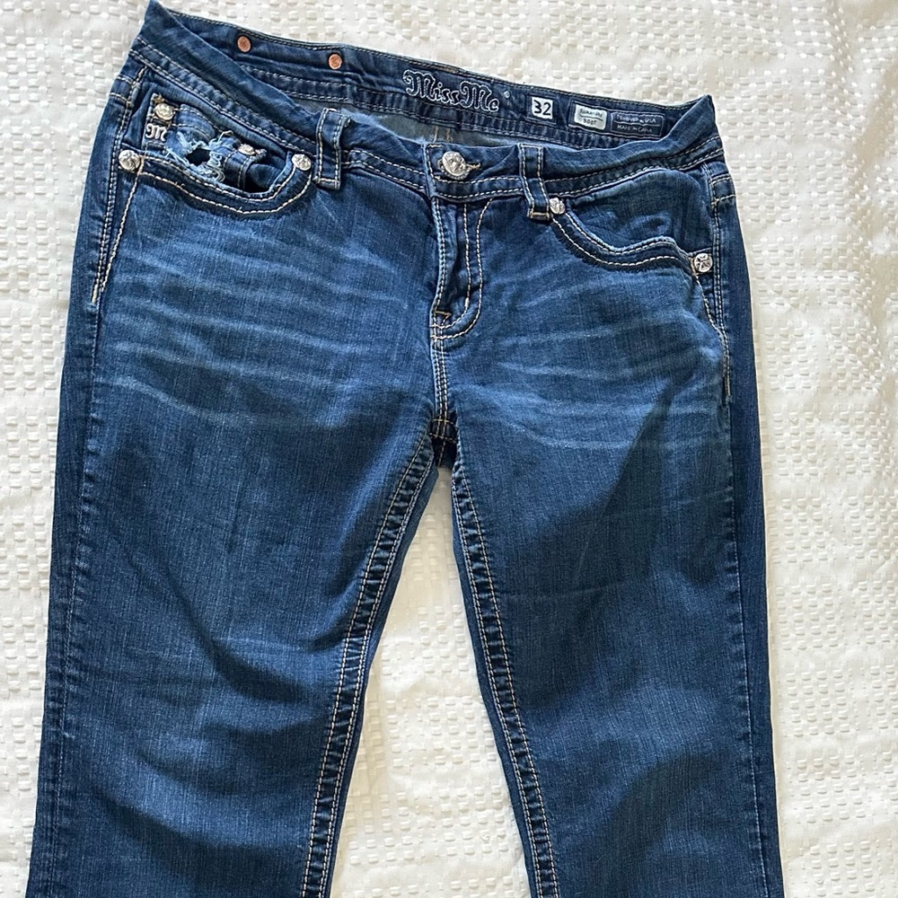 Miss Me Dark Blue Boot Cut Women's Jeans - Picture 2 of 8